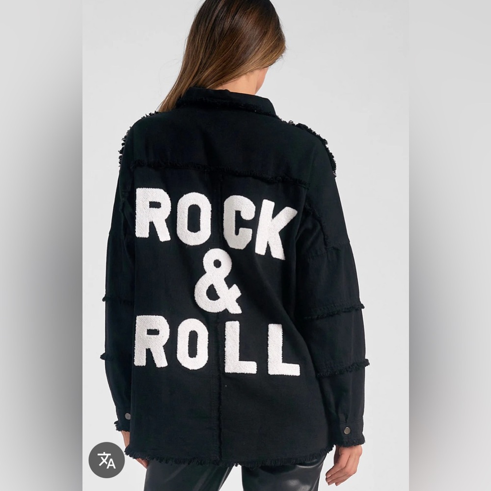 Black Rock & Roll Devan Women's Jacket Size M
